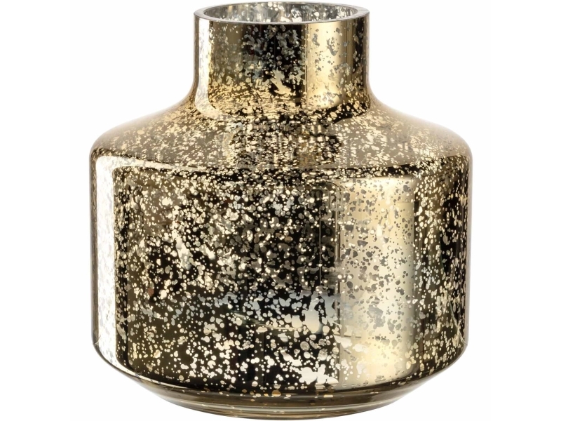 LEONARDO Milano, Flaskformad vas, Glas, Guld, Glansigt, Bord, inomhus | Baby & barn - Inredning - Till vardagsrummet | GameStuff