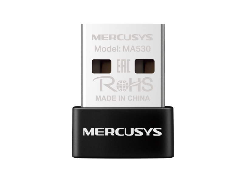 Mercusys Ma530, Trådløs, Usb Type-A, Bluetooth, Sort, Metallic