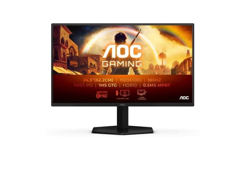 Aoc G4 25G42e, 62,2 Cm (24.5"), 1920 X 1080 Pixel, Full Hd, Led, 1 Ms, Schwarz, Rot