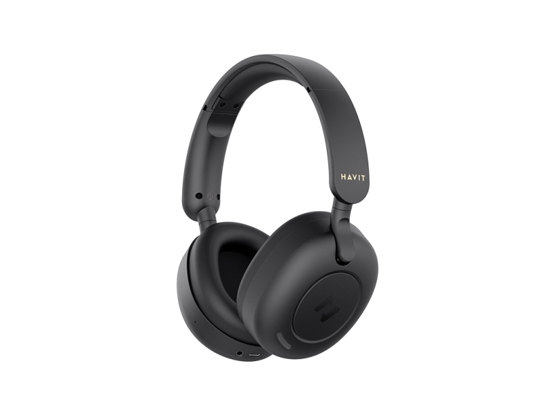 Havit Hibrid Anc Bluetoothkulaklik Siyah, Kabel & Trådløs, Musik/Hverdag, Hovedtelefoner, Sort