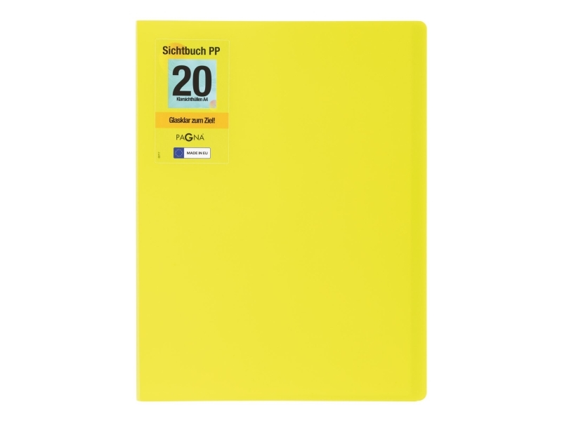 Pagna 21012-17, Project Folder, A4, Polypropylen (Pp), Limette, 20 Taschen, 1 Stück(E)