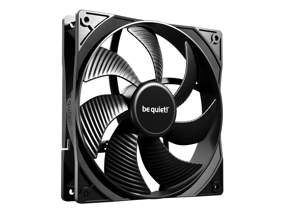 Be Quiet! Pure Wings 3 140Mm | Pwm Triple Pack, Ventilator, 14 Cm, 1200 Rpm, 97,5 M³/T, Sort