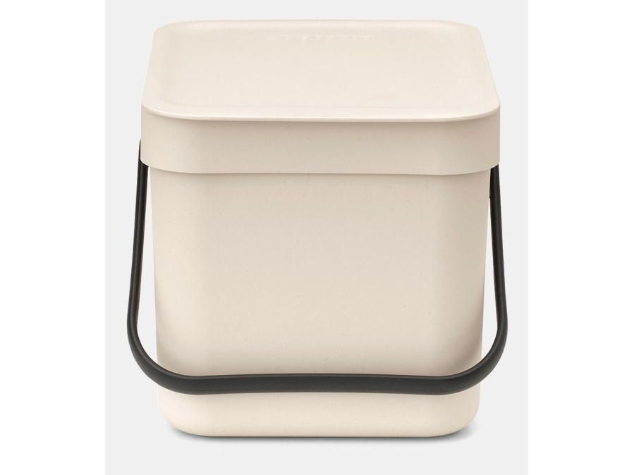 Brabantia Sort & Go, 6 L, Rektangulær, Genanvendt Plast, Beige, Vejledning, Belgien