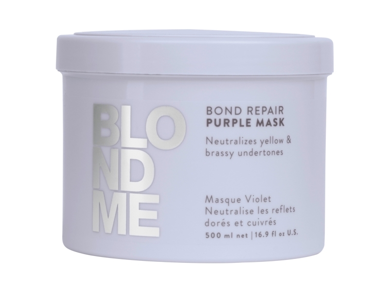 Schwarzkopf Professional Blondme Bond Repair Purple Mask 500 Ml