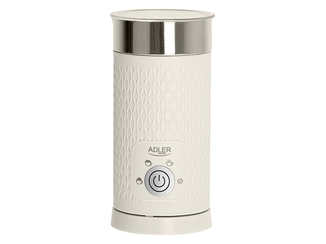 Adler AD 4495, Automatisk mj&ouml;lkskummare/v&auml;rmare, Beige, 130 ml, 300 ml, Varm & Cold, Knappar