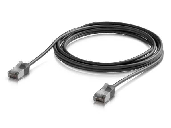 Ubiquiti UACC-Cable-Patch-Outdoor-C6A-3M-BK, 3 m, Cat6a, F/UTP (FTP), RJ-45, RJ-45, Sort