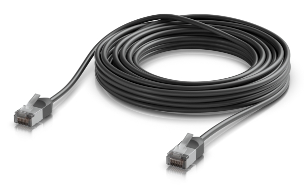 Ubiquiti Uacc-Cable-Patch-Outdoor-C6a-8M-Bk, 8 M, Cat6a, F/Utp (Ftp), Rj-45, Rj-45, Sort