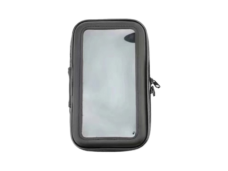 Hurtel cykel vandtæt motorcykelholder taske/sæk til telefon på styr XL (max telefonmål 165 mm x 80 mm) sort (uden styrbeslag)