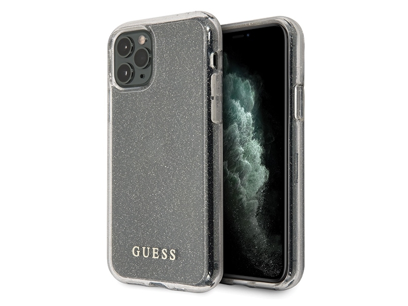 Guess Guhcn58pcglsi Iphone 11 Pro Silber/Silber Hardcase Glitter