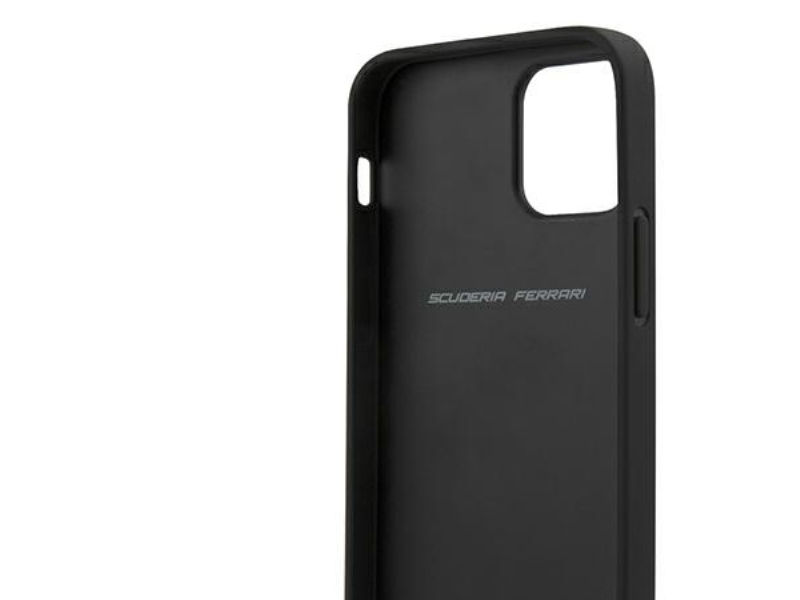 Ferrari Fehquhcp12lbk Hårdt Cover Til Iphone 12 Pro Max 6.7" - Sort/Sort Off Track Quiltet
