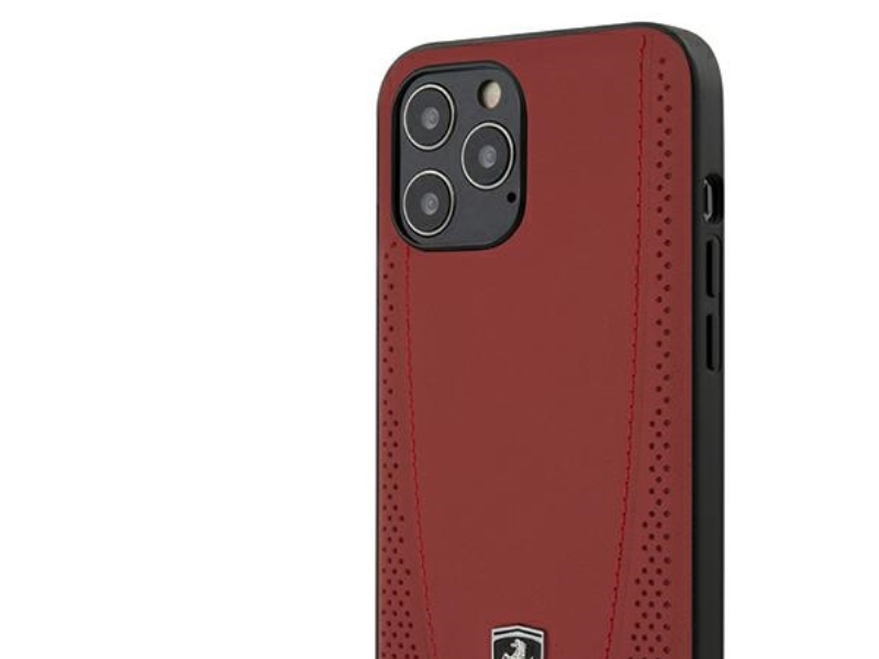 Ferrari Feogohcp12lre Iphone 12 Pro Max 6,7" Rød/Rød Hardcase Off Track Perforeret