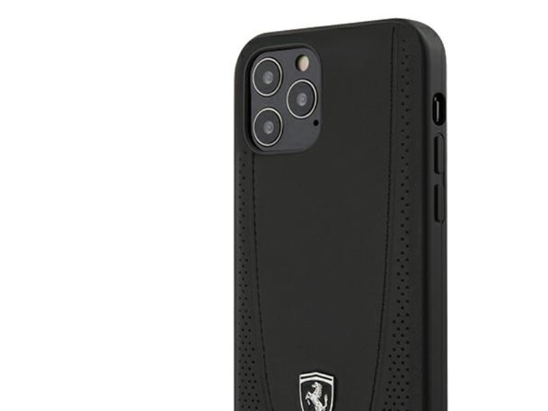Ferrari Feogohcp12mbk Hardcase Til Iphone 12/12 Pro 6,1" - Sort/Sort Off Track Perforeret
