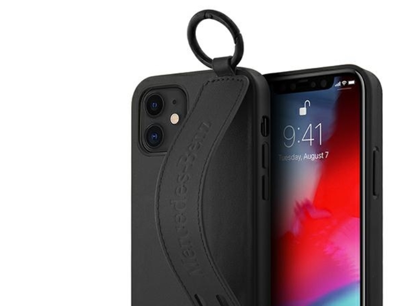 Mercedes Strap Line Hülle Für Iphone 12 Mini - Schwarz