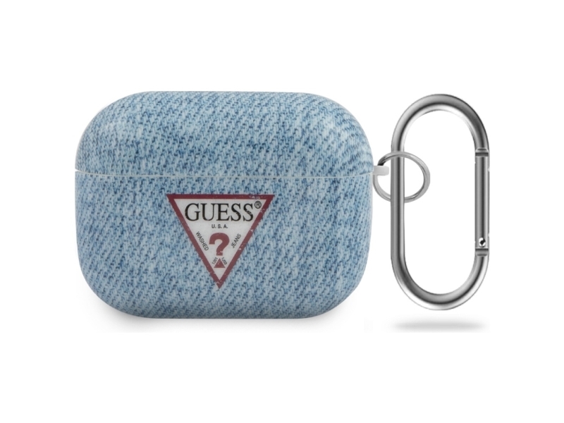 Guess Suojakotelo GUACAPTPUJULLB Jeans Collection AirPods Pro:lle sininen