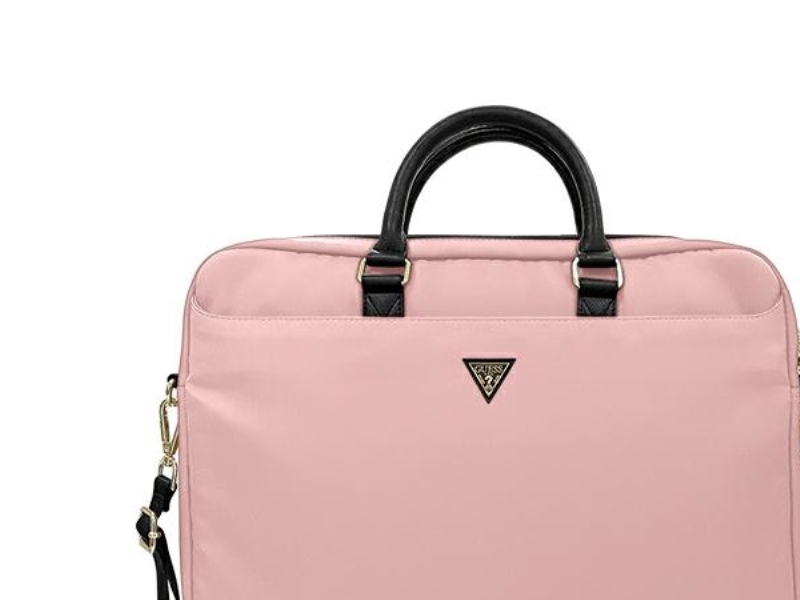 Guess laukku GUCB15NTMLLP 16 vaaleanpunainen/vaaleanpunainen Nylon kolmio logo