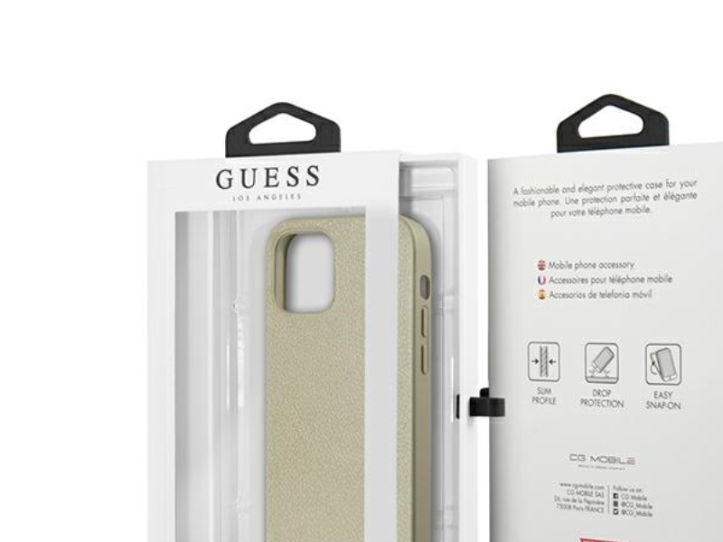 Guess Guhcp12liglgo Iphone 12 Pro Max 6.7&Quot Hardcase - Gold/Gold, Schimmernd
