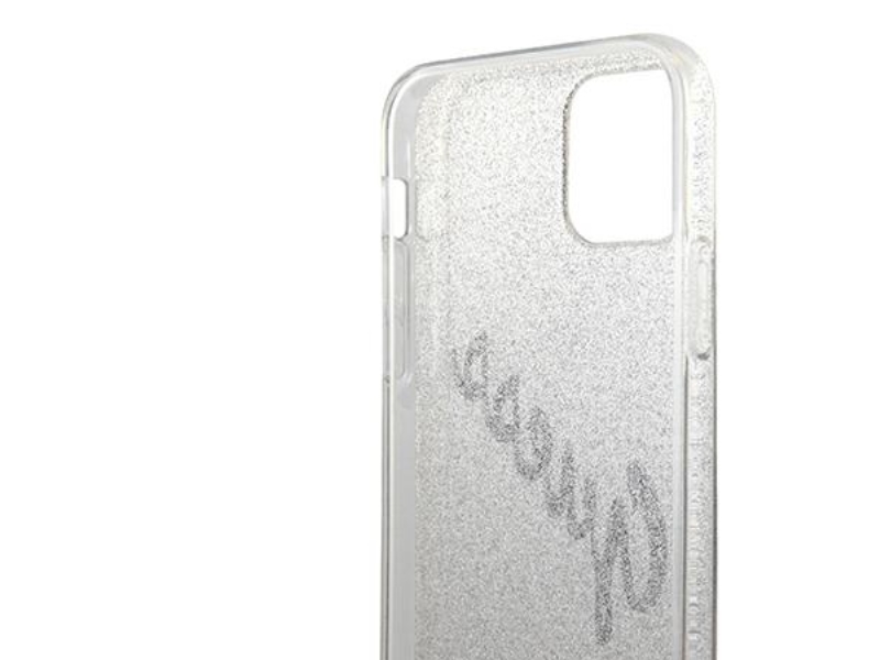 Guess Guhcp12lpcuglsgo Iphone 12 Pro Max 6.7" Hardcase Guld/Guld Glitter Gradient Script