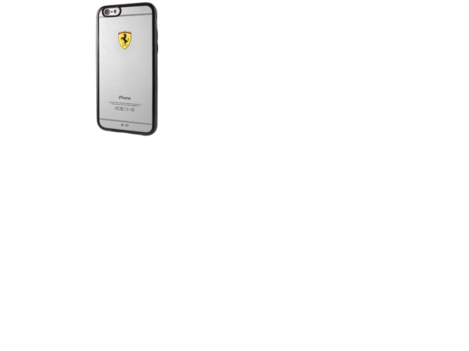 Ferrari Hardcase Fehcp6bk Iphone 6/6S Racing Shield - Transparent Sort