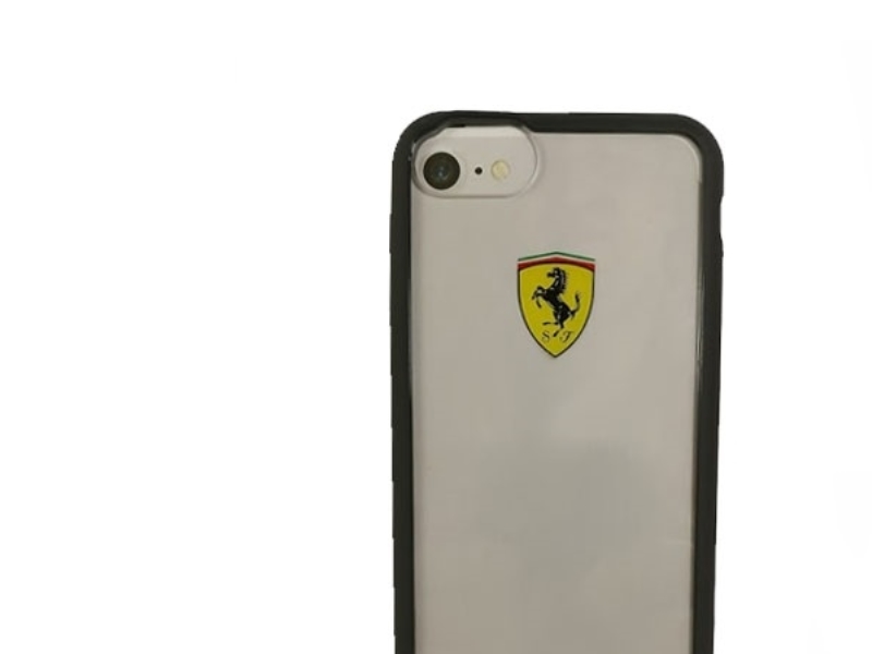 Ferrari Hardcase Fehcrfp7bk Til Iphone 7/8/Se 2020/Se 2022 - Transparent/Sort