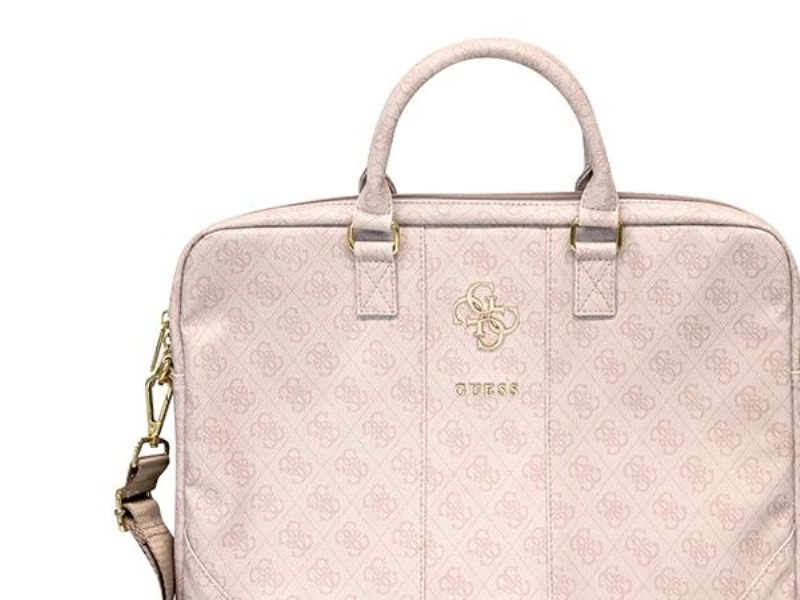 Guess 4G Big Logo taske til 16 laptop - pink