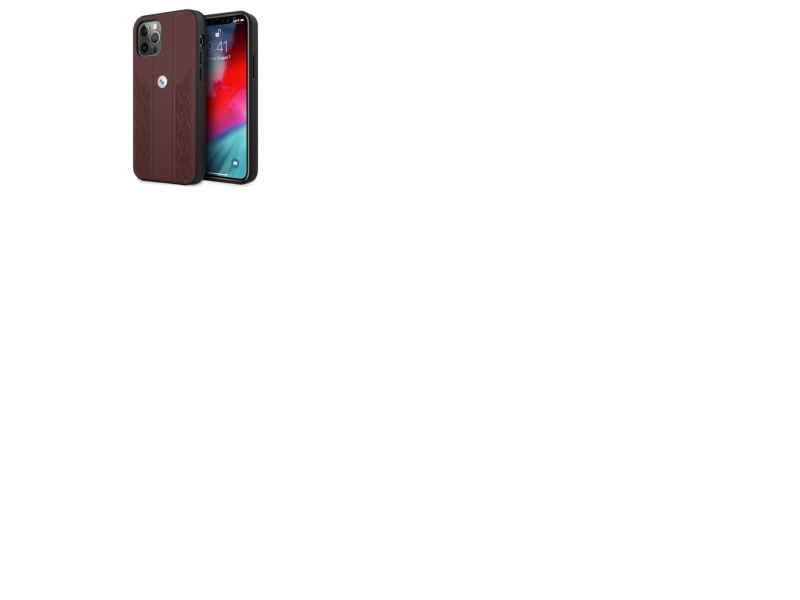 Bmw Leather Curve Perforate Case Für Iphone 12 / Iphone 12 Pro - Rot