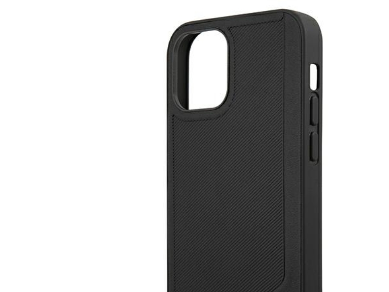 Bmw Læderpræget Cover Til Iphone 12 Mini - Sort