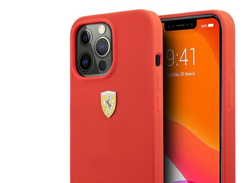 Ferrari Fessihcp13xre Iphone 13 Pro Max 6,7" Rot/Rot Hardcase-Silikon