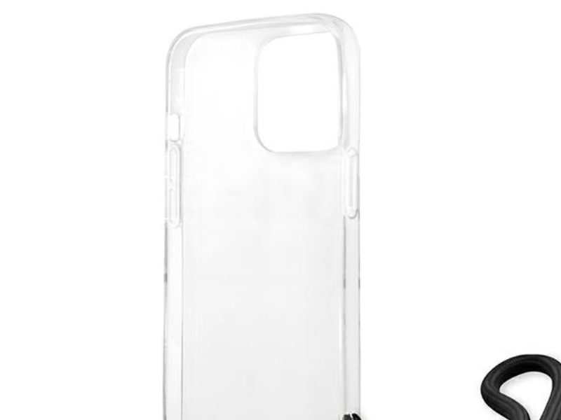 Guess Guhcp13lkcabbk Hardcase Til Iphone 13 Pro / Iphone 13 6,1" - Sort/Sort, Camo Strap Collection