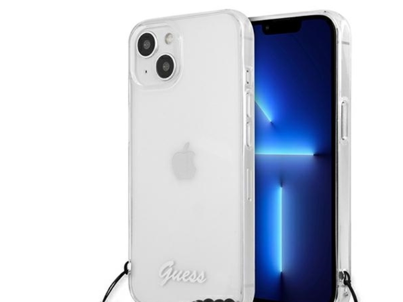 Guess Guhcp13skpsbk Iphone 13 Mini 5.4" Transparentes Hardcase Black Pearl