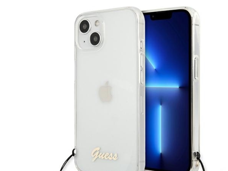 Guess Guhcp13skpswh Iphone 13 Mini 5,4" Transparentes Hardcase - White Pearl