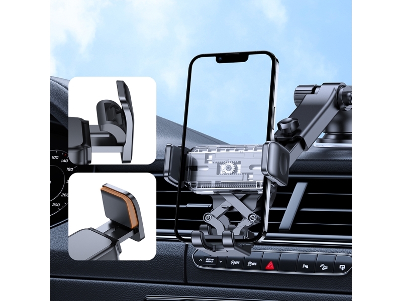 Joyroom bilholder til smartphone til dashboard sort (JR-ZS283)
