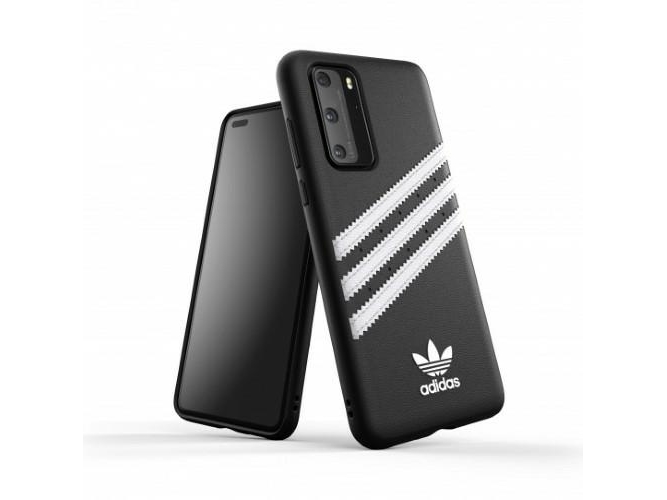 Adidas 39061, Cover, Huawei, Huawei P40, 15,5 Cm (6.1 Zoll), Schwarz, Weiß