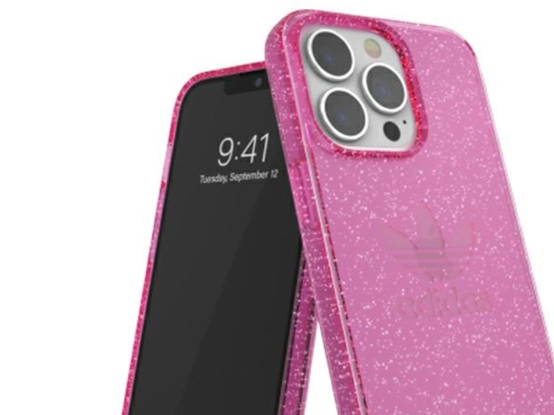 Adidas Or Protective Klar-Case Mit Glitter Für Iphone 13 Pro / Iphone 13 - Pink