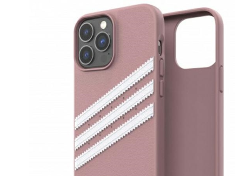 Adidas Or Formstøbt Pu-Cover Til Iphone 13 Pro Max - Pink