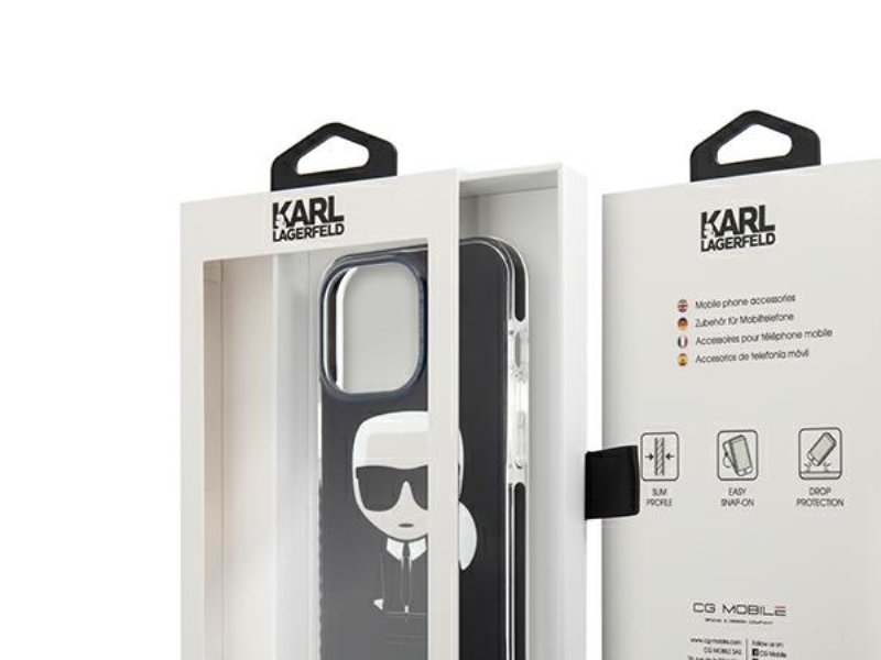 Karl Lagerfeld Iconik Karl Case Für Iphone 13 Pro / Iphone 13 - Schwarz