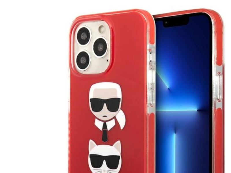 Karl Lagerfeld Karl&Ampchoupette Kopftasche Für Das Iphone 13 Pro / Iphone 13 - Schwarz