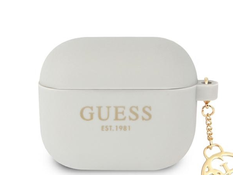 Guess GUA3LSC4EG AirPods 3-skal grå/grå silikoncharms 4G Collection | TV, Ljud & Bild - Bärbart ljud & Bild - MP3 spelare | GameStuff