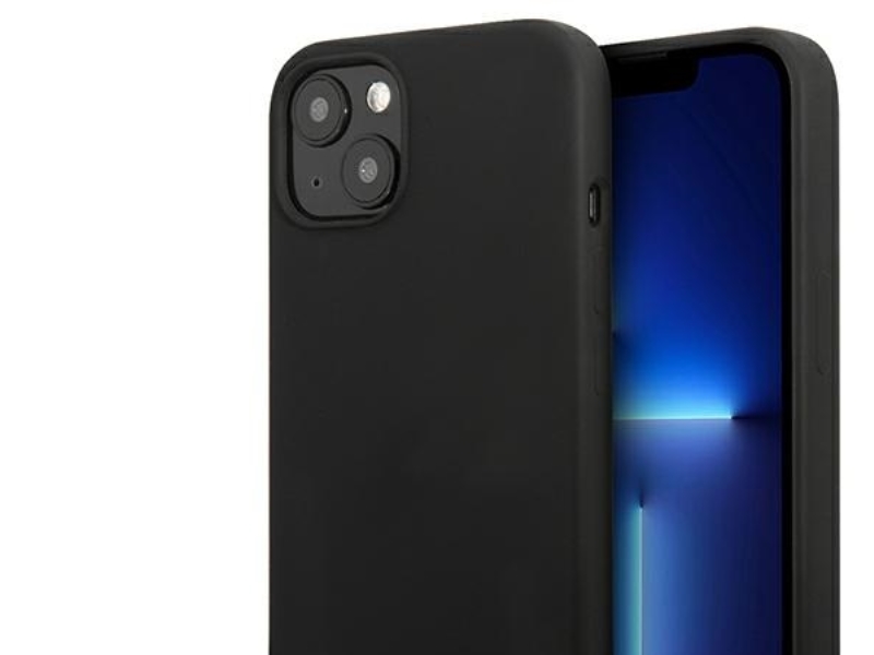 Karl Lagerfeld Silikoneplade Cover Til Iphone 13 Mini - Sort