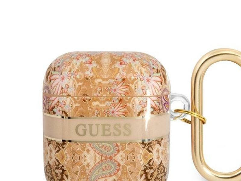 Guess Gua2hhfld Airpods-Cover Guld/Guld Paisley Strap Collection