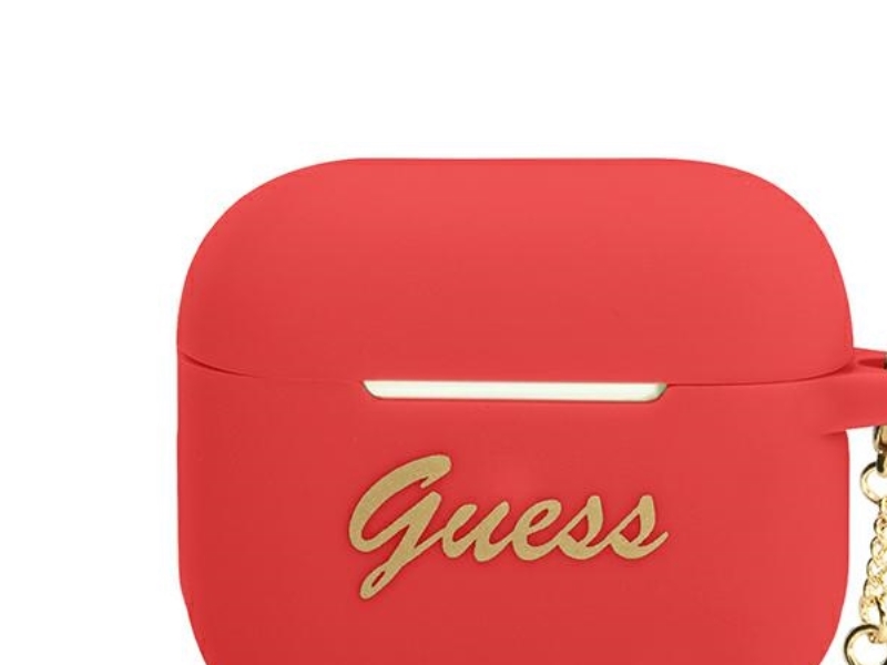 Guess GUA3LSCHSR AirPods 3-skydd röd/röd silikon-charm hjärta - Heart Collection | TV, Ljud & Bild - Bärbart ljud & Bild - MP3 spelare | GameStuff
