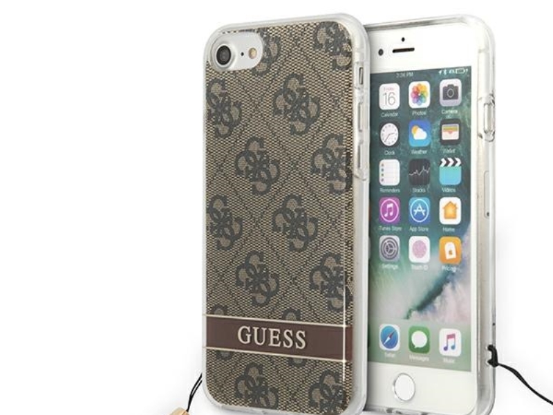 Guess Guohci8h4stw Hardcase 4G Print Rem Til Iphone Se 2022 / Se 2020 / 7/ 8 - Brun/Brun