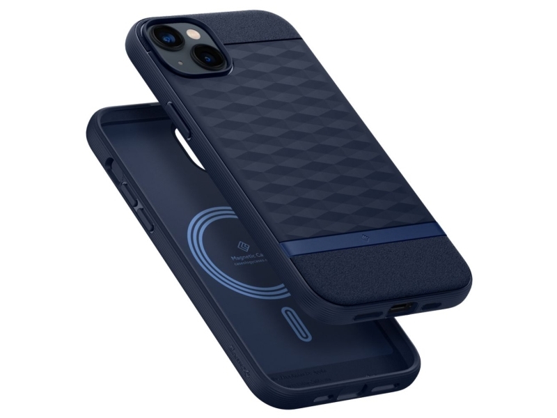 Caseology Parallax Mag Case Med Magsafe Til Iphone 14 Plus - Navy