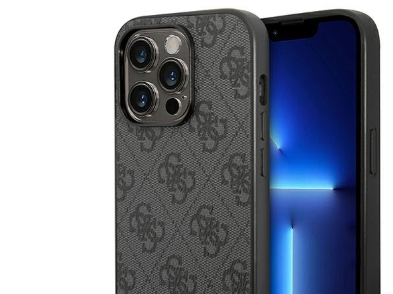 Hurtel Guess Guhcp14xg4glgr Iphone 14 Pro Max 6,7&Quot Grå/Grå Hard Case 4G Stripe Collection