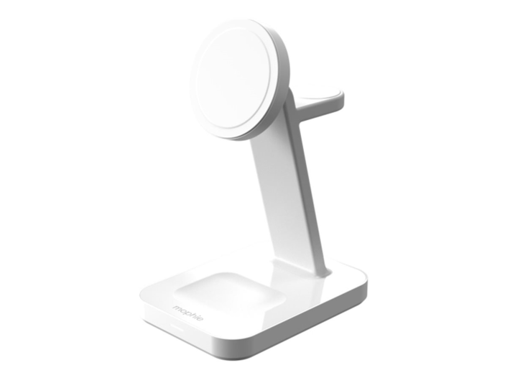 Mophie Snap+ 3-In-1-Wireless-Ladeständer 15 W, Weiß