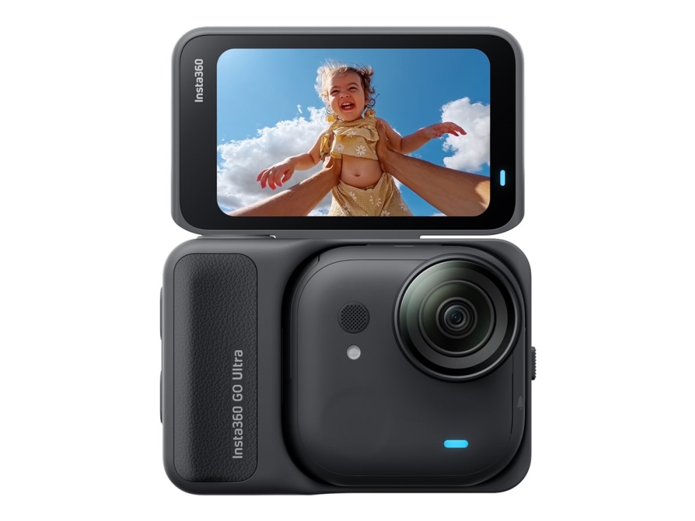 Insta360 Go Ultra - Standard Bundle - aktionkamera - 4 K / 60 fps - Bluetooth, Wi-Fi - undervatten upp till 10 m - midnattssvart | Foto och video - Videokamera - Videokamera för action | GameStuff