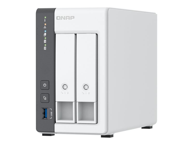 Qnap Ts-216G 16Tb Wd Red Plus Nas-Bundle Nas Inkl. 2X 8Tb Wd Red Plus 3.5 Zoll Sata Festplatte