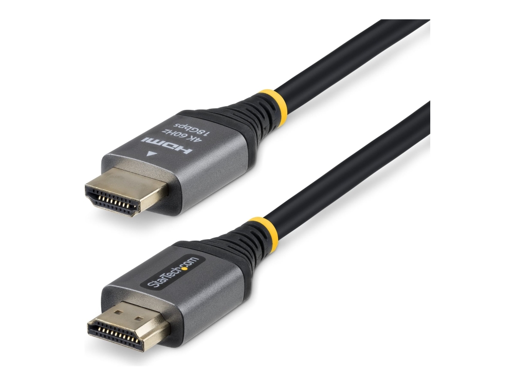 Startech.Com 1,5M Premium Zertifiziertes High Speed Hdmi Kabel, 4K 60Hz Und 1440P 144Hz Uhd, Hdmi 2.0 Kabel Mit Hdr10 Und Arc, 18Gbps, 4K Hdmi Kabel