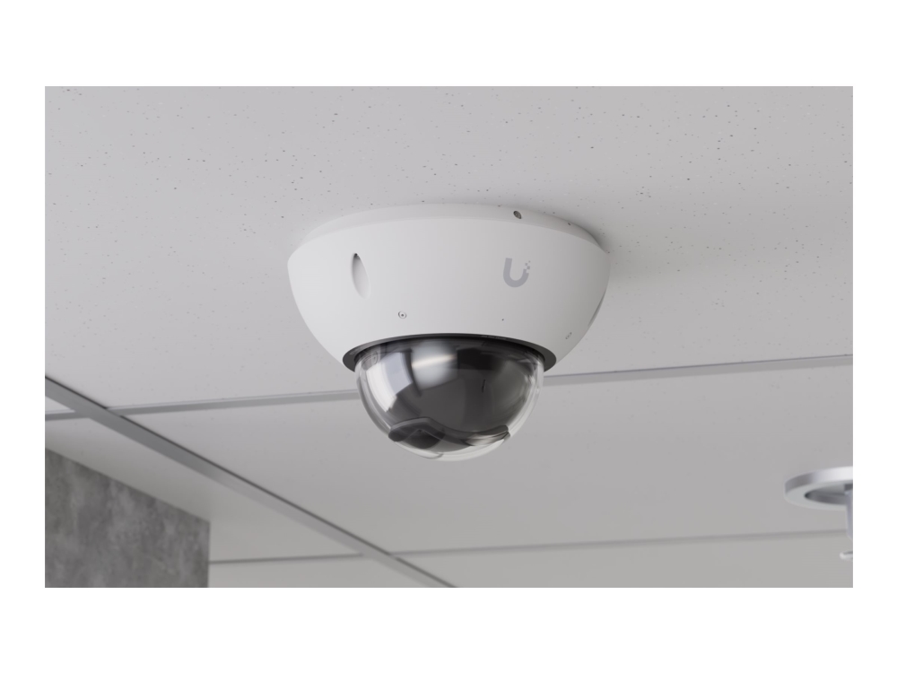 Ubiquiti Unifi G6 Pro Dome - Netværksovervågningskamera - Kuppel - Hærværkssikret / Vejrbestandig - Farve (Dag/Nat) - 8 Mp - 3840 X 2160 - 4K - Motor
