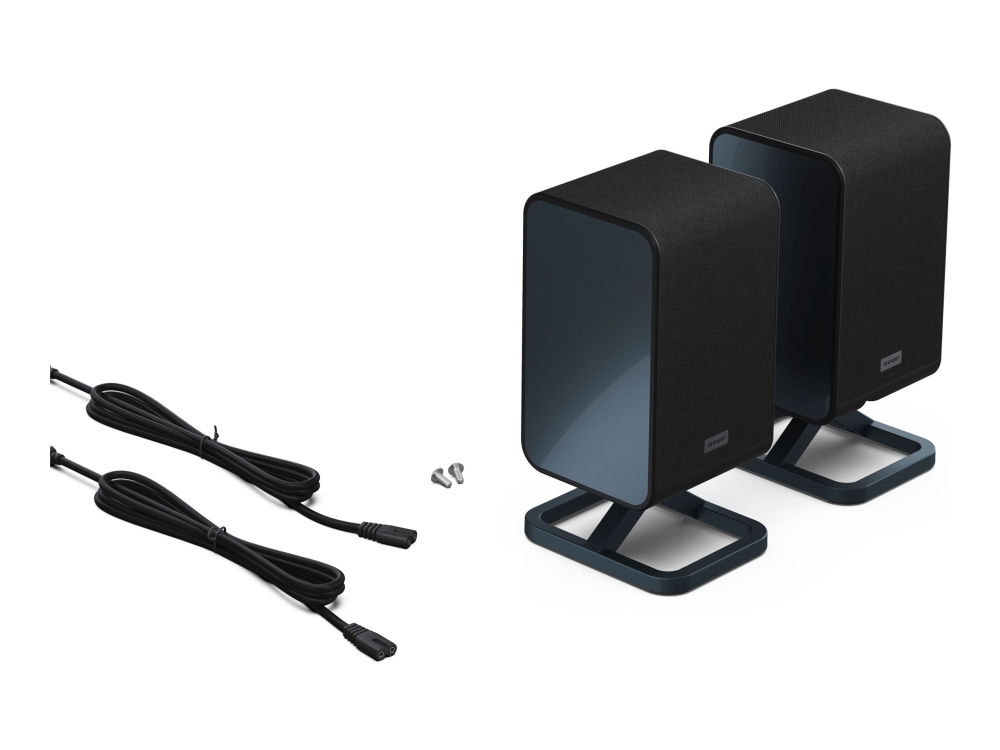 Sharp Ht-Spr52021 - Q Series - Højttalere - Til Hjemmebiograf - 2.0.2-Kanal - Trådløs - 66 Watt (Total) - Aegansk-Blå