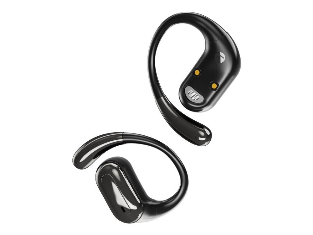 Gmb Audio - Ægte Trådløse Øretelefoner Med Mik. - Åbent Øre - Over Øret-Montering - Bluetooth - Sort
